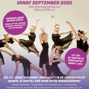 Vooropleiding *start september 2020*