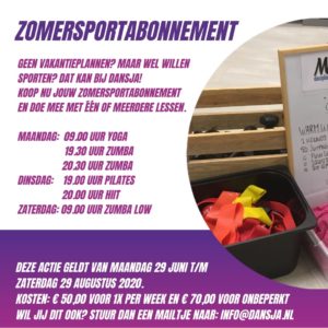 Zomersportabonnement