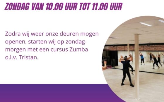 Cursus Zumba op zondagochtend