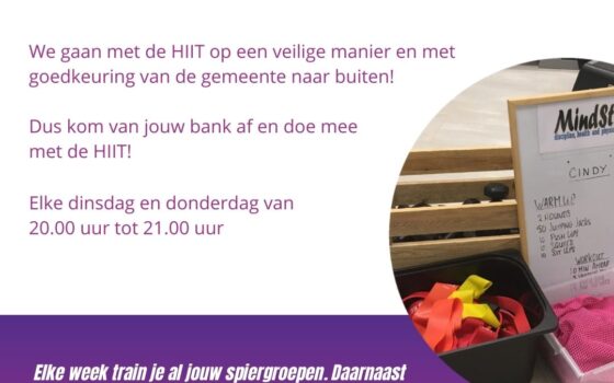 HIIT op dinsdag- en donderdagavond