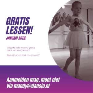 Januari-actie – De hele maand gratis dansen én sporten!