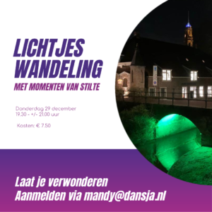 Lichtjeswandeling – Donderdag 29 december – 19.30 uur