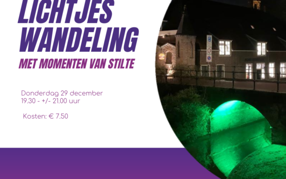 Lichtjeswandeling – Donderdag 29 december – 19.30 uur