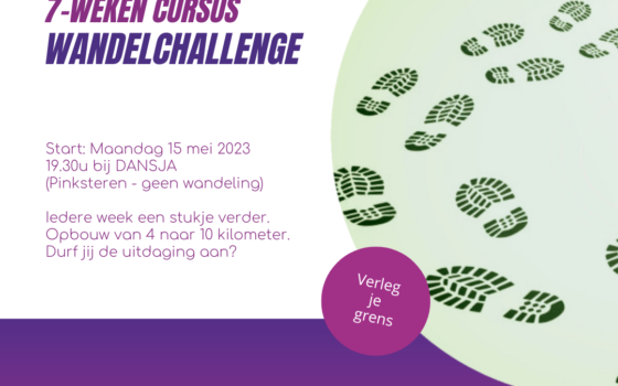 WandelChallenge – Start maandag 15 mei – 19.30 uur