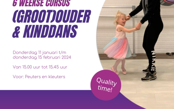 Cursus (groot) ouder & kinddans – Start donderdag 11 januari 2024 – 15.00 uur