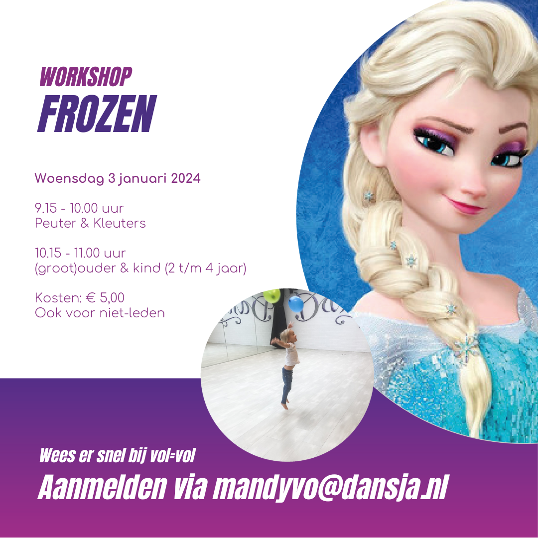 Frozen – workshops Kerstvakantie